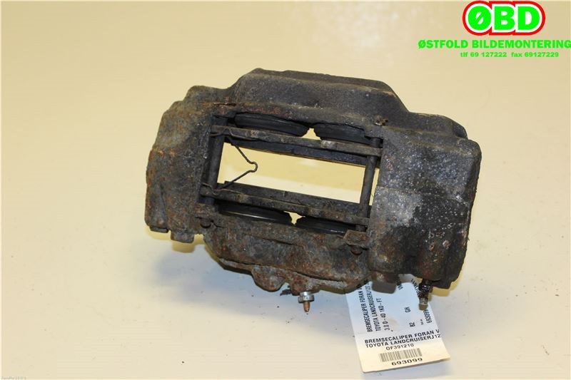 Bremsecaliper venstre foran til Toyota Land Cruiser 120 2002-2009 (TOYOTA|4775060130|4775060261|)