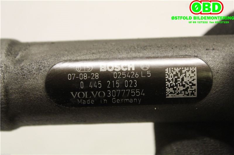 Dyseskinne (fuelrail) til Volvo V70 2007-2013 (Type III, Fase 1) (VOLVO|31259011|0445215023|30777554)