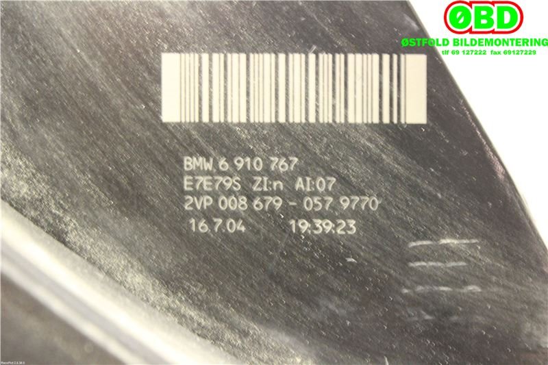 Baklykt venstre til BMW 5-Serie 2003-2010 (E60/E61) (E60/E61) (BMW|63 21 7 165 737||6910767)