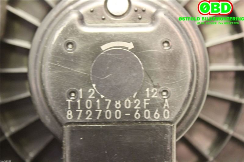 Varmeapparat motor til Subaru XV 2012-2017 (Type I) (SUBARU|72223FJ000|72223FJ001|8727006060)