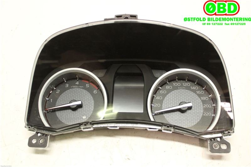 Instrumentpanel til Isuzu D-Max, 2017-2020 (Type II, Fase 2)  (ISUZU|8-98370-612-0)