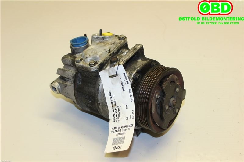 Aircondition kompressor til VW Passat 2005-2010 (B6) (B6) (VOLKSWAGEN|1K0 820 859 F|1K0 820 808 FX|1K0820803S)