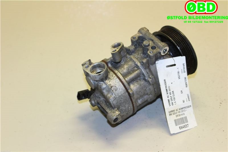 Aircondition kompressor til VW Golf VII 2012-2017 (Fase 1) (VOLKSWAGEN|5Q0 820 803 F|5Q0 820 803 K|5Q0820803)