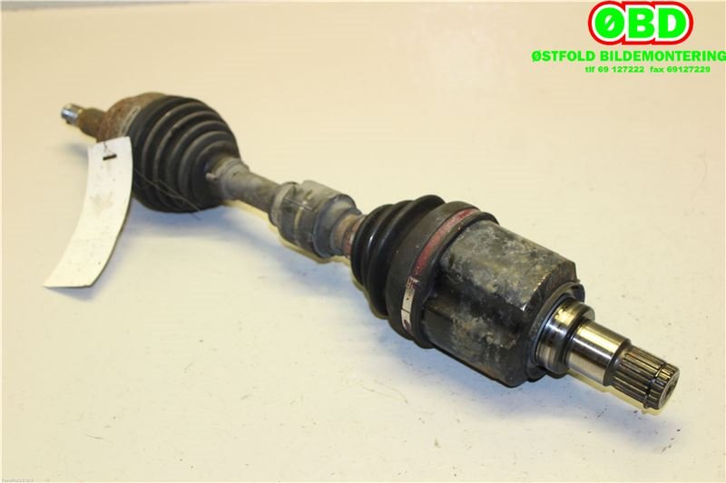 Drivaksel venstre foran til Mitsubishi Outlander 2012-2015 (Type III, Fase 1)  (MITSUBISHI|3817A104|)
