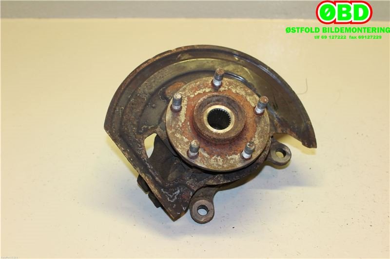Hjulspindel høyre foran til Nissan Qashqai, 2010-2014 (Type I, Fase 2) (NISSAN|40014JD000)