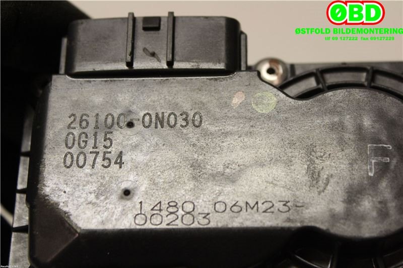 Spjeldhus til Toyota Auris 2010-2012 (Type I, Fase 2) (TOYOTA|261000N030|)
