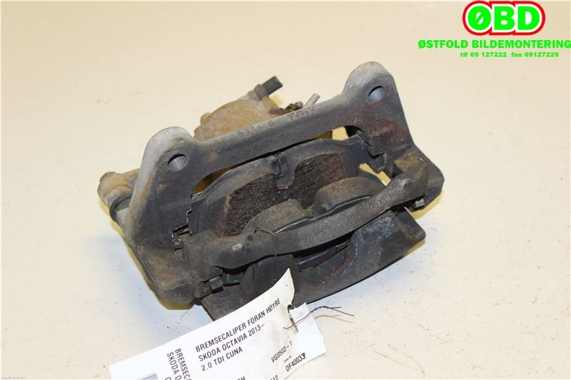Bremsecaliper høyre foran til Škoda Octavia, 2017-2020 (Type III, Fase 2)  (SKODA|8V0 615 124 A)