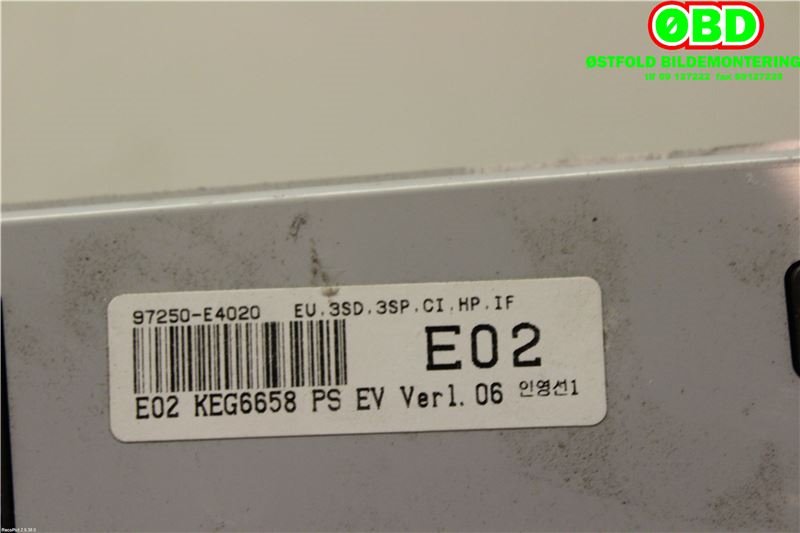 Varmeapparat betjening til Kia Soul 2014-2019 (Type II)  (KIA|97250E4020|)