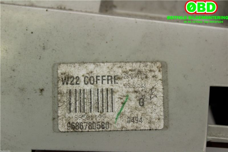 Baklykt venstre indre til Peugeot 508 2011-2014 (Type I, Fase 1)  (PEUGEOT|6350 LZ||9686780580)
