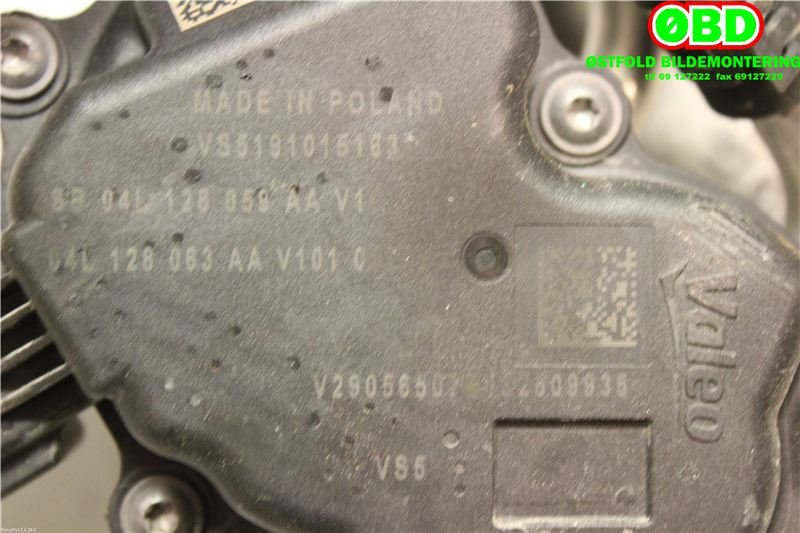 Spjeldhus til VW Caddy 2015-2020 (Type III, Fase 3)  (VOLKSWAGEN|04L 128 063 AA||04L128063AA)