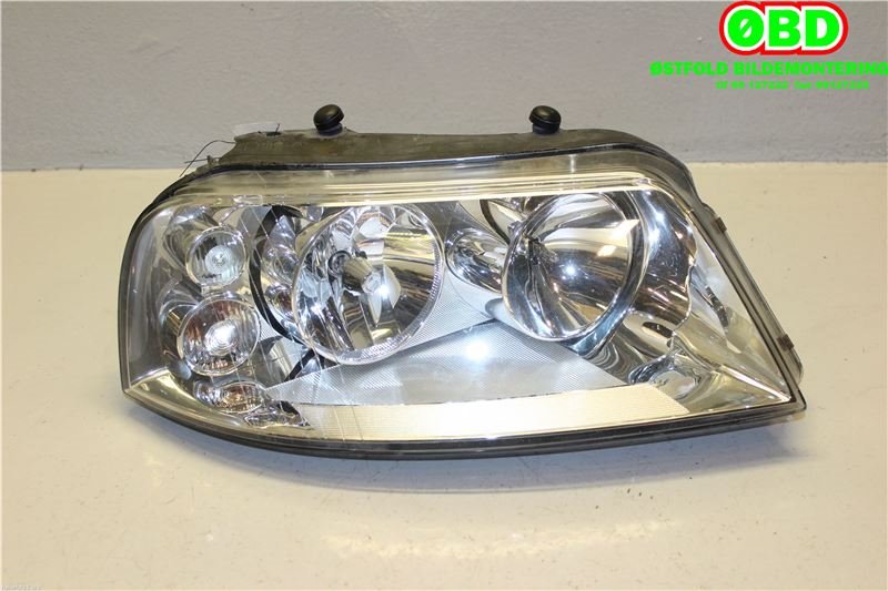 Frontlykt høyre halogen til VW Sharan 2000-2010 (Type I, Fase 2) (VOLKSWAGEN|7M3 941 016 AH||7M3941016AD)