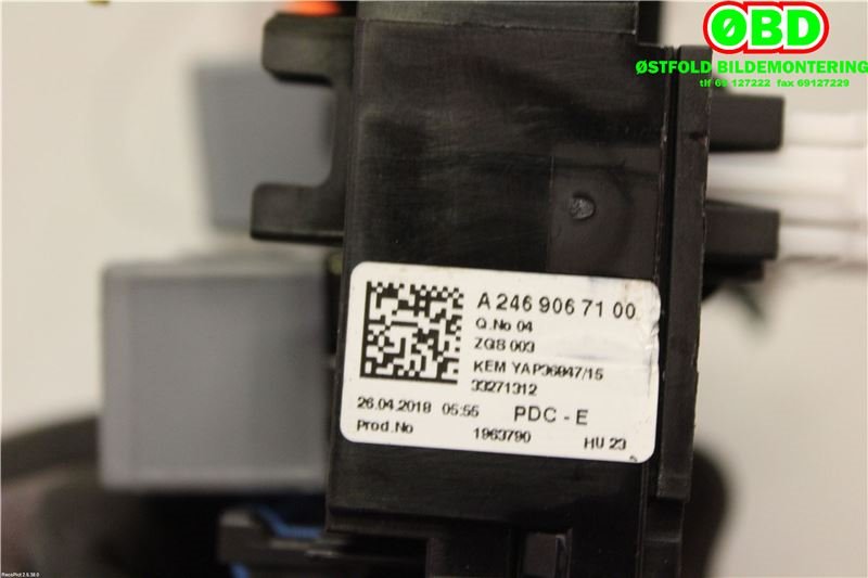 Sikringsboks til Mercedes Vito 2014-->> (W447) (W447) (MERCEDES|A 246 906 71 00||2469067100)