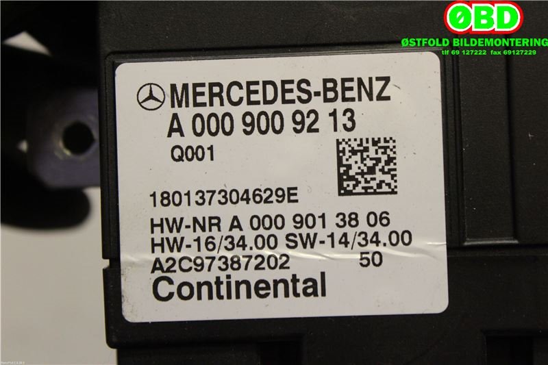 Styreenhet drivstoffpumpe til Mercedes Vito 2014-->> (W447) (W447) (MERCEDES|A 000 900 92 13||0009009213)
