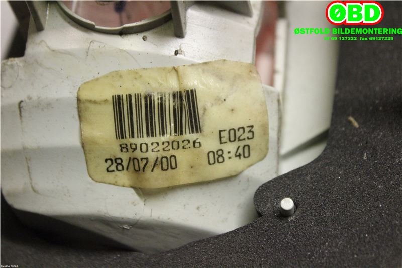 Baklykt venstre indre til Toyota Avensis 2000-2003 (Type I, Fase 2)  (TOYOTA|8159005080|)