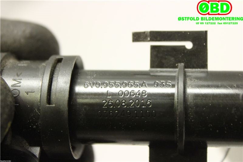 Lyktespylerdyse til Škoda Fabia 2014-2021 (Type III)  (SKODA|6V0 955 965 B||6V0955965A)