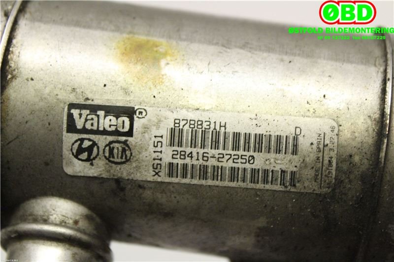 EGR-kjøler til Hyundai Tucson 2003-2009  (HYUNDAI|2841627250|)