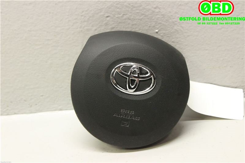 Airbag rattpute til Toyota Yaris 2014-2020 (Type III, Fase 2) (TOYOTA|451300D630C1||451300D630B0)