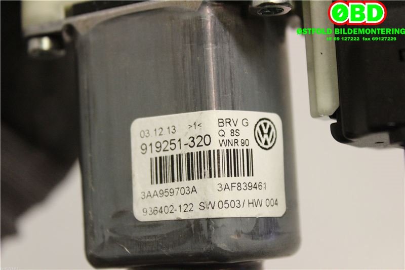 Ruteheis venstre bak til VW Passat 2011-2015 (B7) (B7) (VOLKSWAGEN|3AA 959 703 B||3AA959703A)