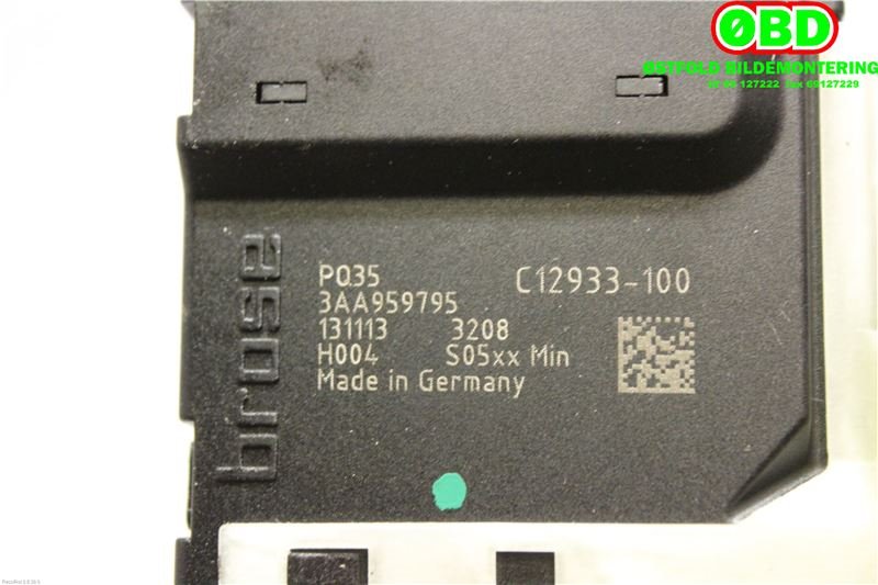 Ruteheis venstre bak til VW Passat 2011-2015 (B7) (B7) (VOLKSWAGEN|3AA 959 703 B||3AA959703A)