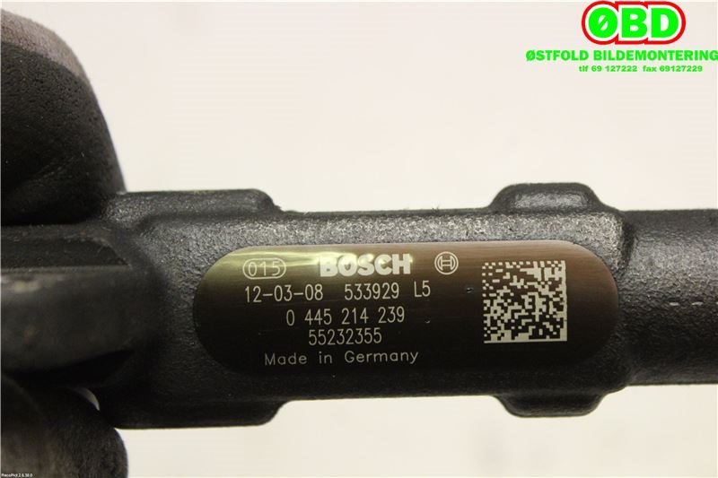 Dyseskinne (fuelrail) til Opel Combo D 2012-2018 (OPEL|55232355|817060)