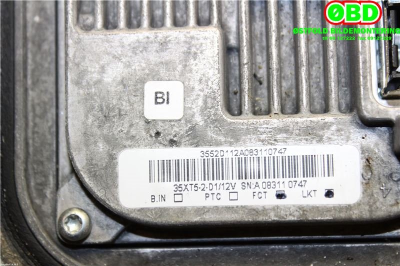 Styreenhet xenon/ballast til Ford Focus 2008-2010 (Type II, Fase 2)  (1521216|8M5113C170AA|)