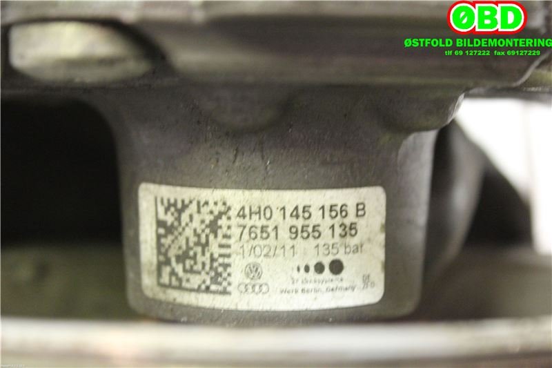 Servo pumpe mekanisk til Audi A8 2010-2013 (Type III, Fase 1) (AUDI|4H0 145 156 B|4H0 145 156 M|4H0145156B)