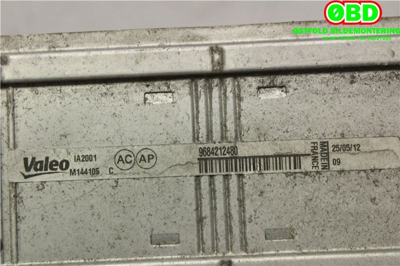Intercooler til Peugeot Partner 2008-2015 (Type II, Fase 1)  (PEUGEOT|0384N9||9684212480)