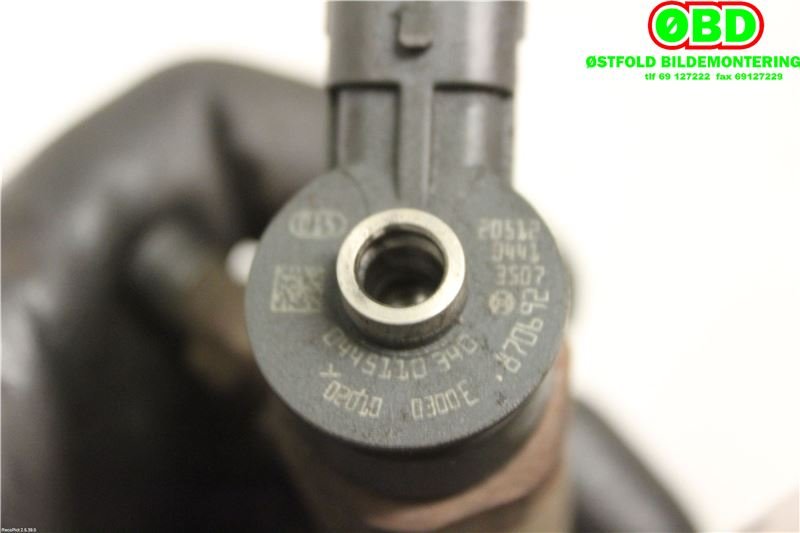 Dyse innsprøyting diesel til Peugeot Partner 2008-2015 (Type II, Fase 1)  (PEUGEOT|1980 S5|0445110340|)