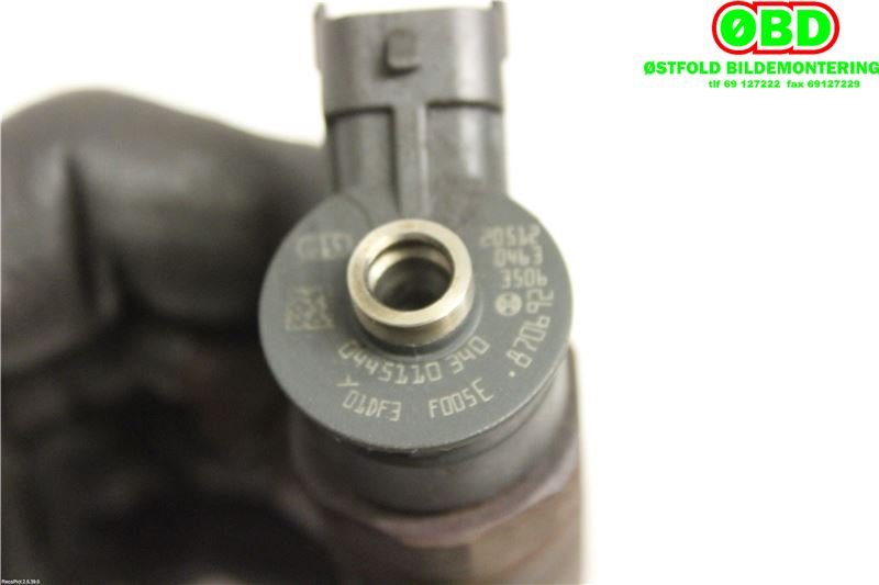 Dyse innsprøyting diesel til Peugeot Partner 2008-2015 (Type II, Fase 1)  (PEUGEOT|1980 S5|0445110340|)
