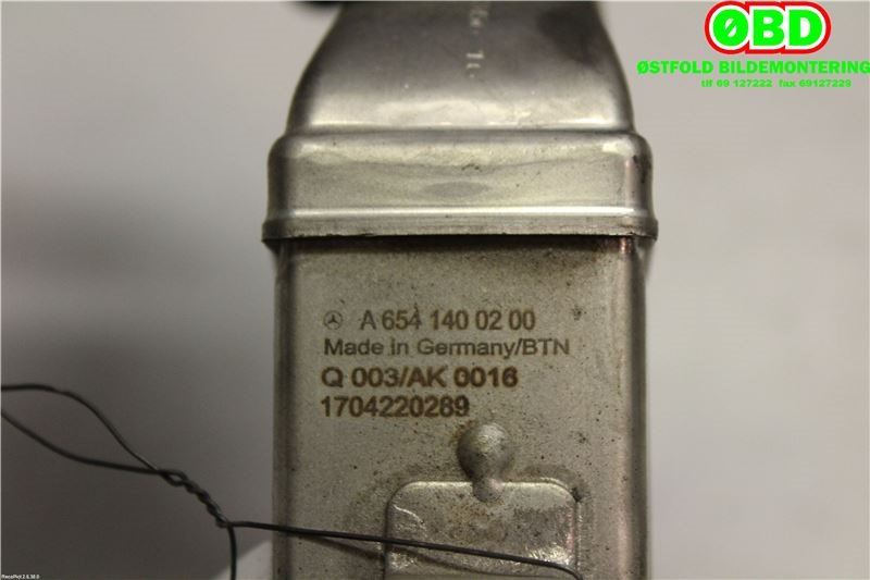 EGR-kjøler til Mercedes E-Klasse 2016-2023 (W213) (W213) (MERCEDES|A 654 140 02 00|A 654 140 28 01|6541400200)