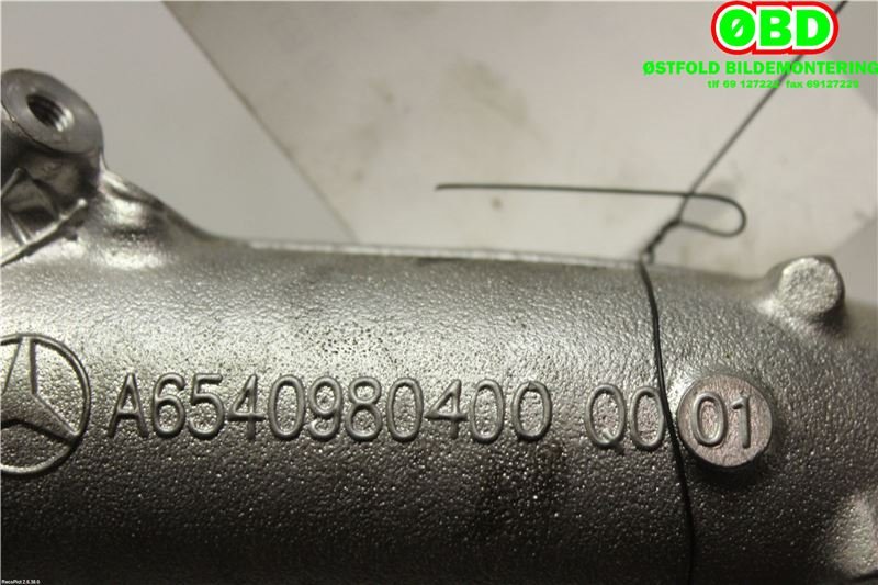 Turbo rør til Mercedes E-Klasse 2016-2023 (W213) (W213) (MERCEDES|A 654 098 04 00||6540980400)