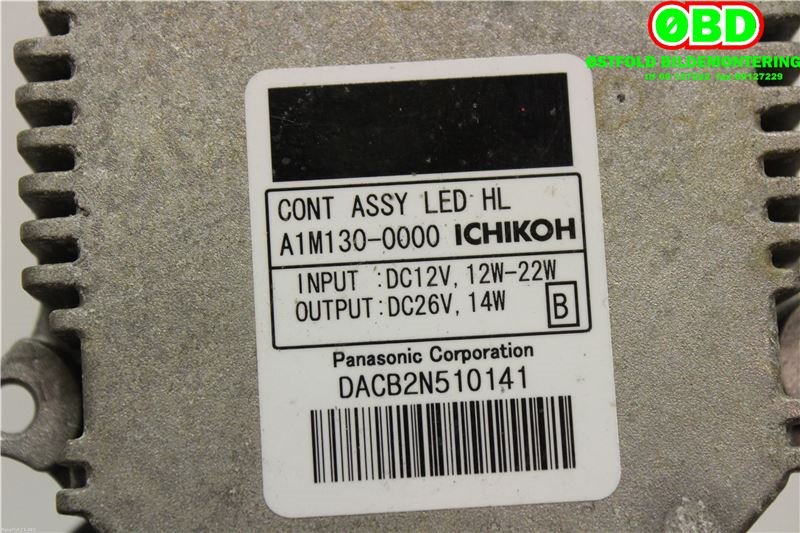 Styreenhet xenon/ballast til Nissan Leaf 2011-2017 (Type I)  (NISSAN|260553NK5A|A1M1300000)