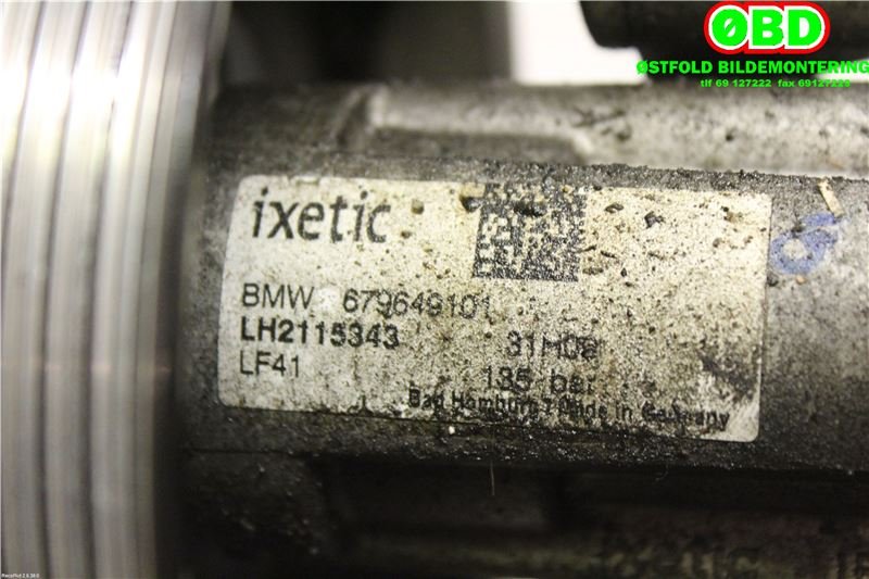 Servo pumpe mekanisk til BMW 5-Serie 2010-2017 (F10/F11) (F10/F11) (BMW|32416796491||679649101)