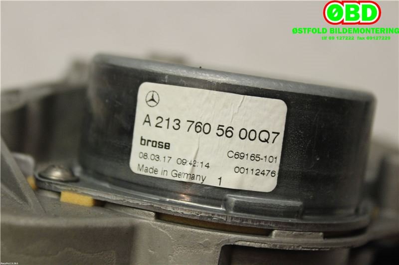 Baklukeåpner motor til Mercedes E-Klasse 2016-2023 (W213) (W213) (MERCEDES|A 213 760 56 00||2137605600)