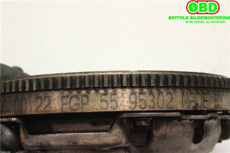 Svinghjul manuell til Fiat Punto 2006-2010 (Type III, Fase 1)  (FIAT|55195302|)