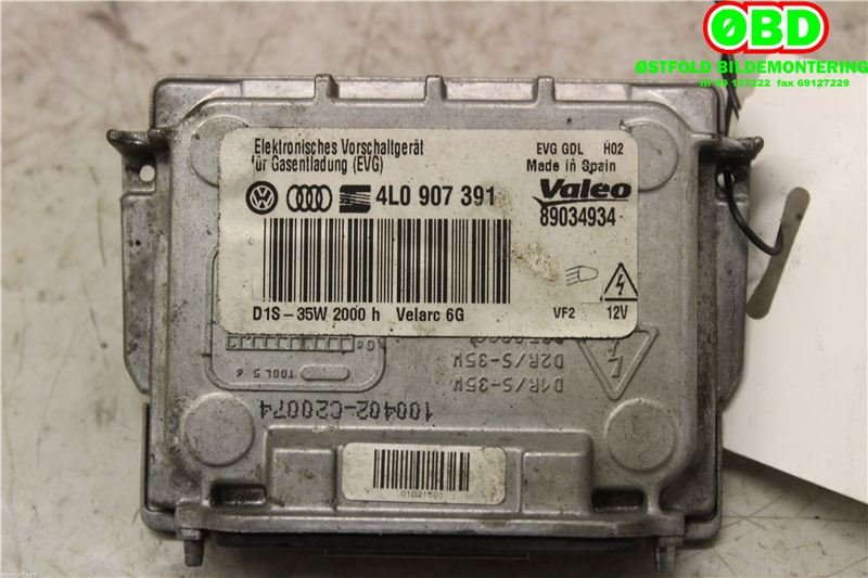 Styreenhet xenon/ballast til VW Passat 2005-2010 (B6) (B6) (VOLKSWAGEN|4L0 907 391|89034934|4L0907391)