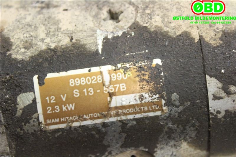 Starter diesel til Isuzu D-Max 2007-2012 (Type I)  (ISUZU|)