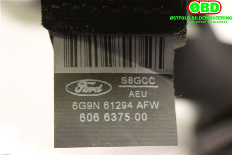 Airbag beltestrammer til Ford Mondeo 2007-2010 (Type IV, Fase 1)  (FORD|2393350||6G9N61294AFW)