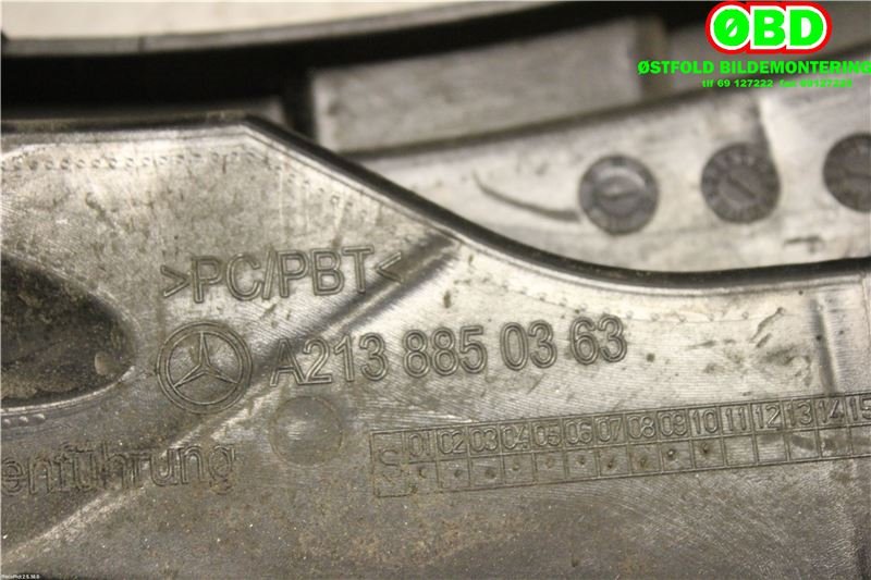 Diverse deler til Mercedes E-Klasse 2016-2023 (W213) (W213) (MERCEDES|A 213 885 03 63||2138850363)