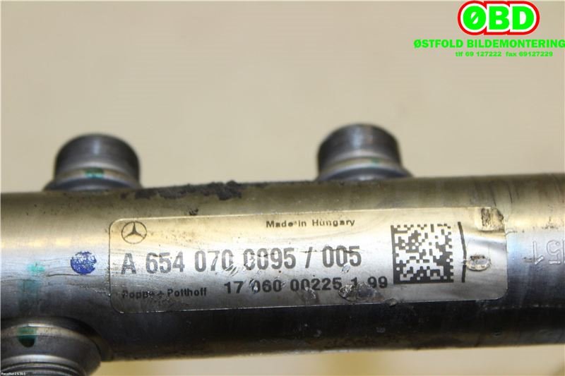 Dyseskinne (fuelrail) til Mercedes E-Klasse 2016-2023 (W213) (W213) (MERCEDES|A 654 070 00 95||6540700095)