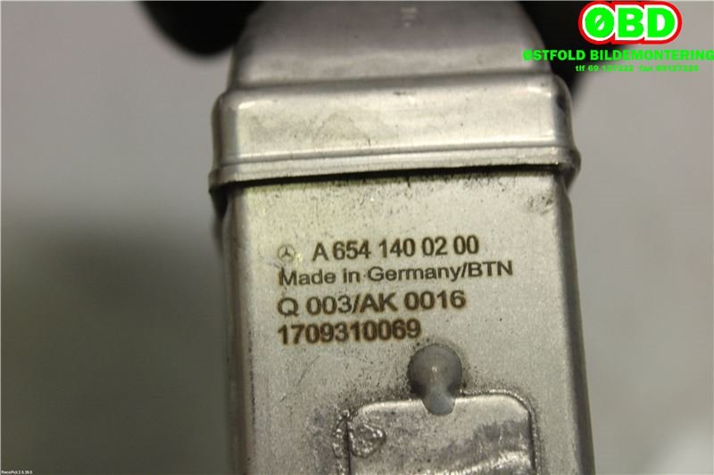 EGR-kjøler til Mercedes E-Klasse 2016-2023 (W213) (W213) (MERCEDES|A 654 140 02 00|A 654 140 28 01|6541400200)
