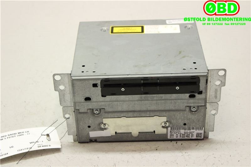 Bilstereo til BMW 5-Serie 2010-2017 (F10/F11) (F10/F11) (BMW|65 12 9 220 068||922340201)