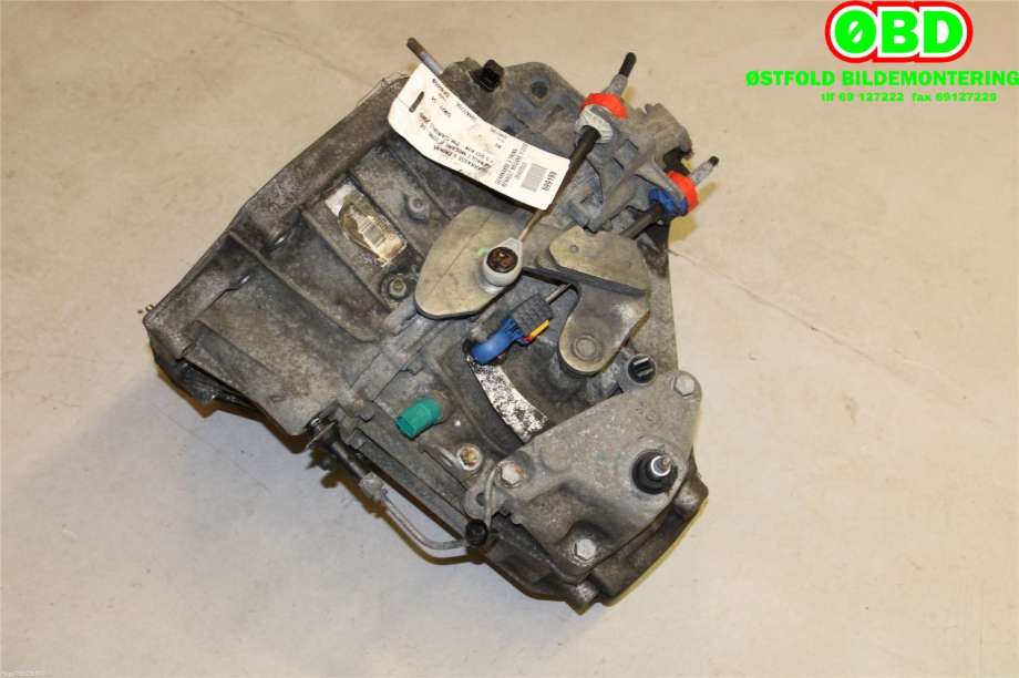 Girkasse manuell 6-trinn til Renault Megane 2006-2009 (Type II, Fase 2)  (RENAULT|7701476642|7701477994|)