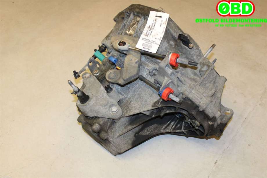 Girkasse manuell 6-trinn til Renault Megane 2006-2009 (Type II, Fase 2)  (RENAULT|7701476642|7701477994|)