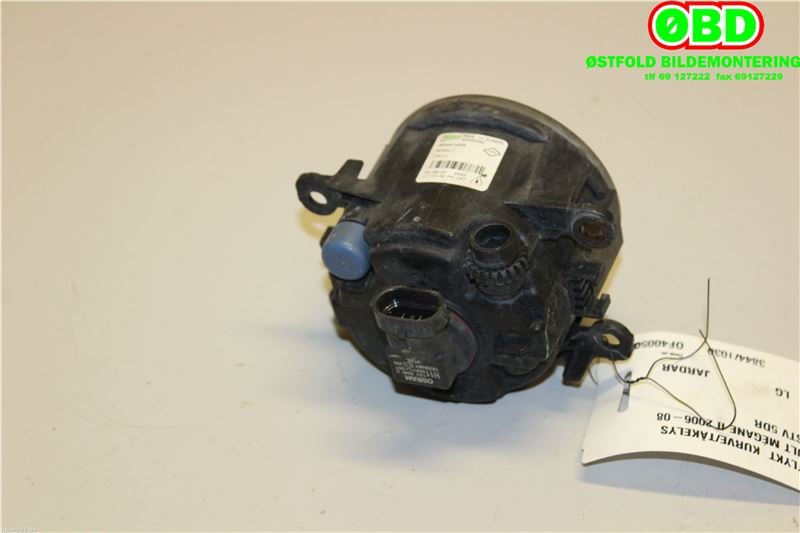 Tåkelykt høyre foran til Renault Megane 2006-2009 (Type II, Fase 2)  (RENAULT|8200074008|)