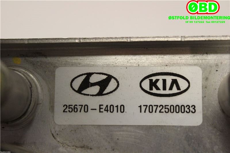 Aircondition radiator til Kia Soul 2009-2013 (Type I)  (17072500033|25670E4010)