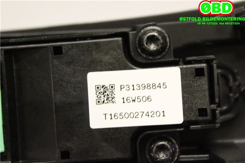 Bryter diverse til Volvo V90 / V90 CC / S90 2016-->>  (VOLVO|31398845|)
