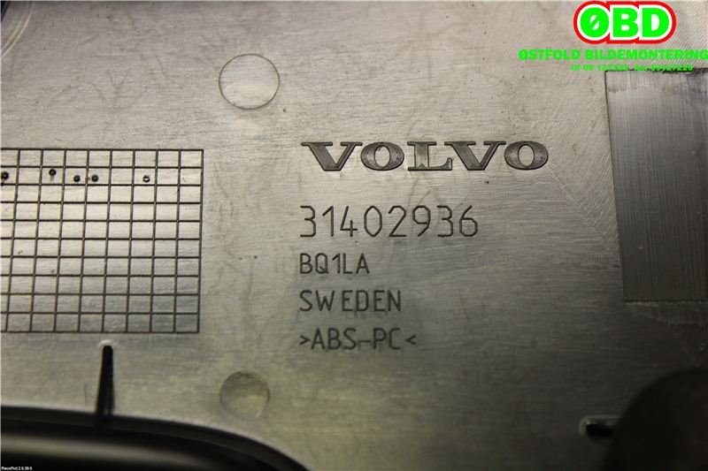 Speil innvendig til Volvo V90 / V90 CC / S90 2016-->> (VOLVO|31402936|)