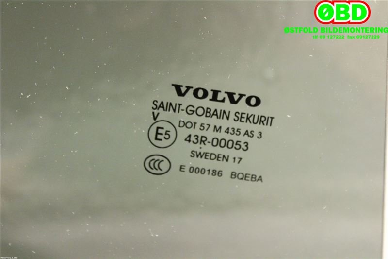 Siderute høyre bak til Volvo V90 / V90 CC / S90 2016-->>  (VOLVO|32132073|)