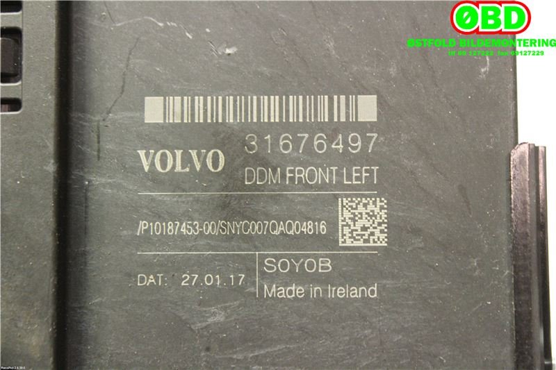 Ruteheis venstre foran til Volvo V90 / V90 CC / S90 2016-->> (VOLVO|31349756|)